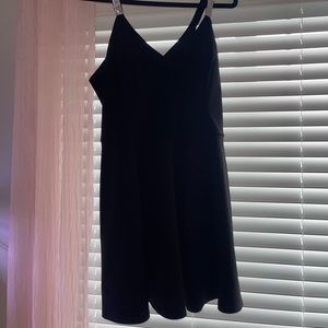 Black cocktail dress